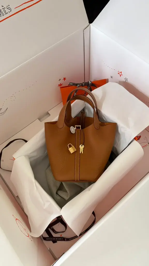 Hermes Picotin 18 Gold GHW 