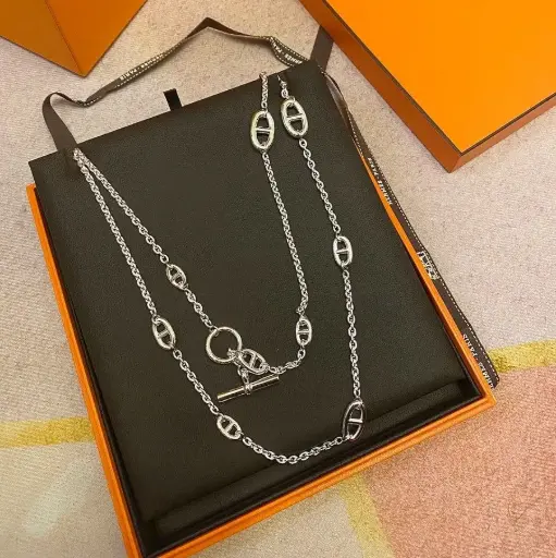 Hermes necklace 120cm
